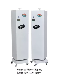 Display-Magnet Floor Rack